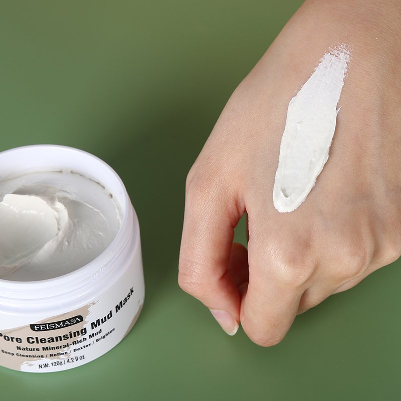 Logo Clay Powder Face Skin Mask Vitamin C  Mud Mask for Deep Cleansing Minimize Pores Moisturizing Clay Mask thumbnail 7